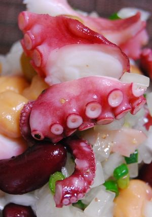 たこと豆のマリネ-レシピのメイン写真