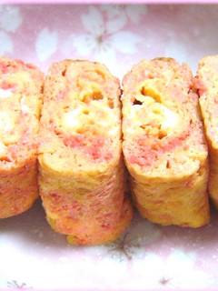 お弁当おつまみに♬明太子卵焼き☆彡-レシピのメイン写真
