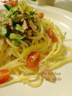 夏野菜の冷製パスタ-レシピのメイン写真