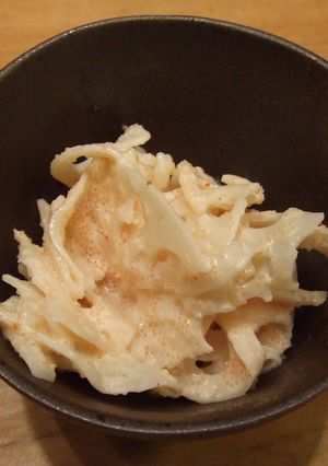 ﾚﾝｺﾝの明太子ﾁｰｽﾞｻﾗﾀﾞ-レシピのメイン写真