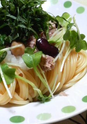 シーチキンPLUSで❤盛りモリ和風パスタ-レシピのメイン写真