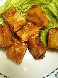 高野豆腐で鳥のから揚げ^^-レシピのメイン写真
