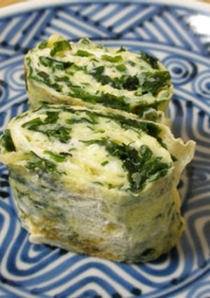 ワカメ入り卵焼き　お弁当のおかず-レシピのメイン写真