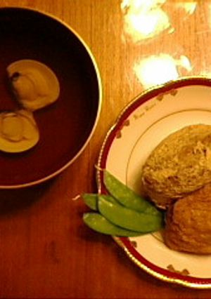 覚書２：春の香りのいなりそば♪♪-レシピのメイン写真
