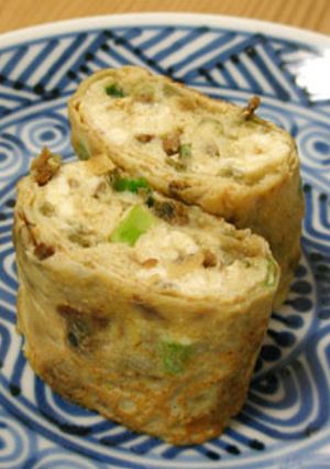 シジミ佃煮入り卵焼き　お弁当のおかず-レシピのメイン写真