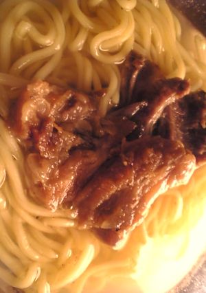 沖縄料理：豚肉のスペアリブのソーキそば-レシピのメイン写真