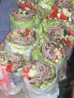 焼肉サラダの生春巻き-レシピのメイン写真