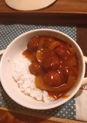 簡単！ミートボールカレー(^o^)-レシピのメイン写真