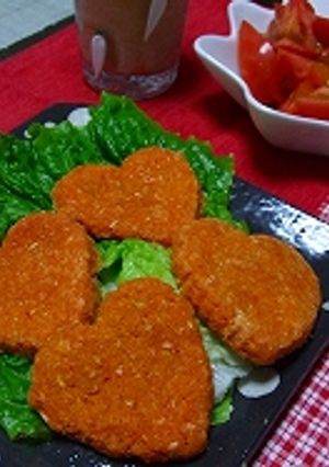 朝食に野菜ジュースでレンチンおから団子♪-レシピのメイン写真