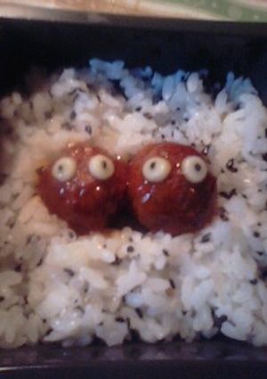 キャラ弁♪ミートぼ郎(^ω^)-レシピのメイン写真