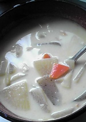 豚汁でクラムチャウダー？！-レシピのメイン写真