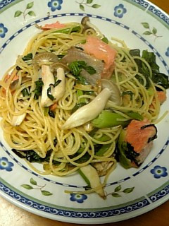 鮭としめじのパスタ-レシピのメイン写真