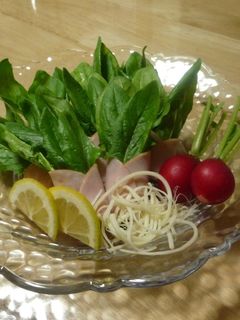 サラダほうれん草❀ハム巻きサラダ!-レシピのメイン写真