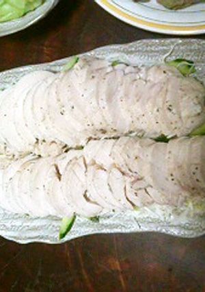 ローストパン(オールパン)で鶏ハム-レシピのメイン写真