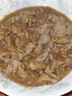 りんごと豚肉の甘辛炒め♪-レシピのメイン写真