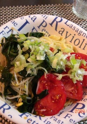 ベジタリアンのための、冷し中華-レシピのメイン写真
