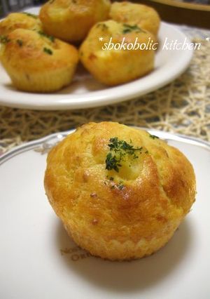 混ぜるだけ!ツナポテチーズマフィン-レシピのメイン写真