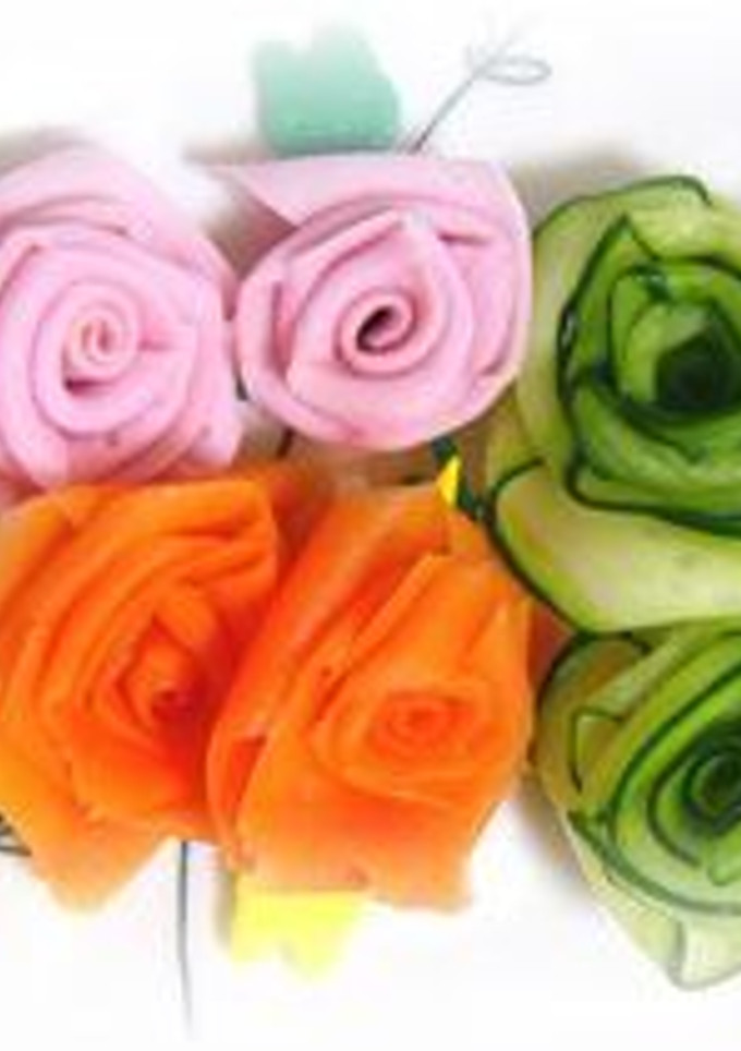✿美々流✿くるくるお花の巻き方☆彡-レシピのメイン写真