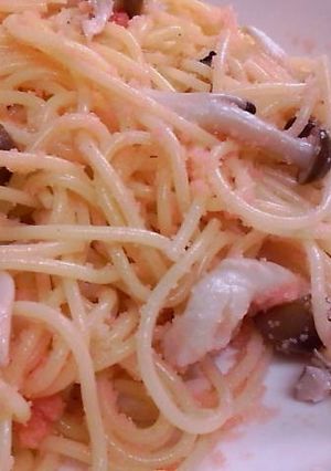 たらことしめじのスパゲッティ-レシピのメイン写真