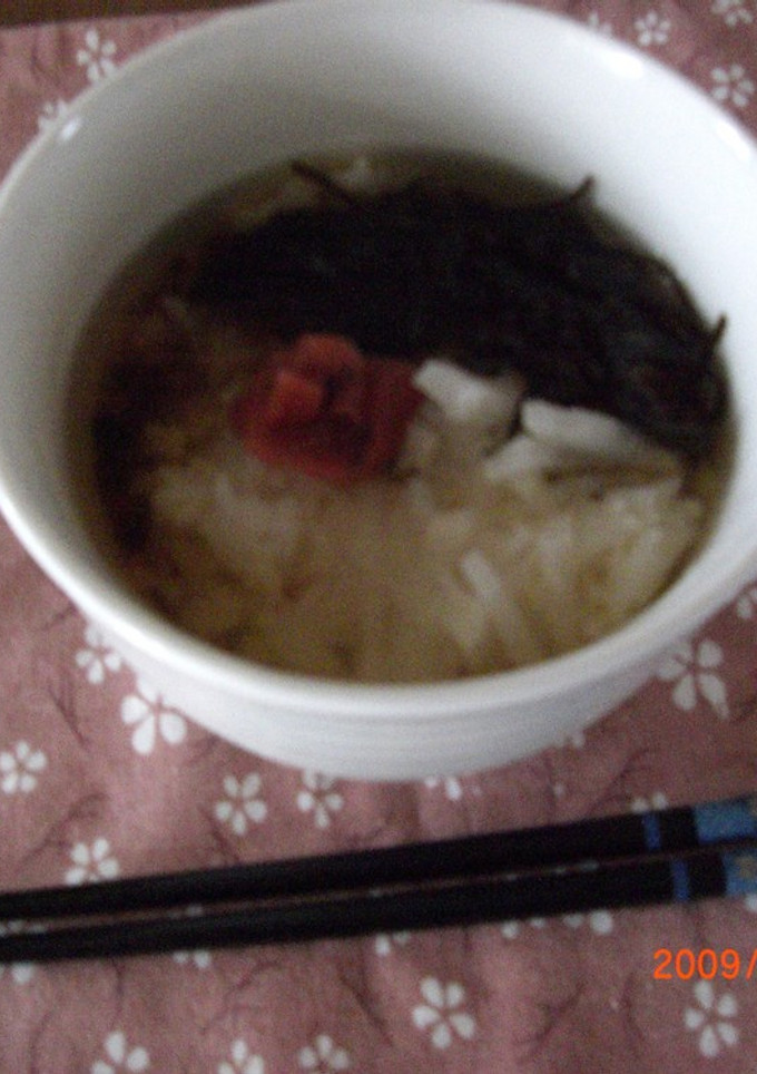 わたしんちの朝飯★お茶漬け-レシピのメイン写真