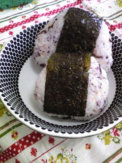 しそ昆布おにぎり♥-レシピのメイン写真