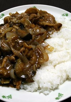 豚肉となす たまねぎの一人前カレー-レシピのメイン写真