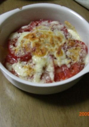 簡単・トマトのチーズ焼き-レシピのメイン写真