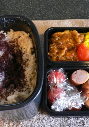 カボチャとズッキーニのサラダ弁当-レシピのメイン写真