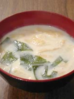 大豆好きな人間のみそ汁-レシピのメイン写真