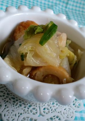 白菜とちくわの煮浸し-レシピのメイン写真