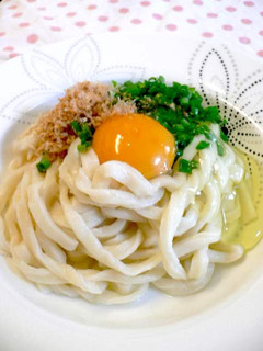 そうだ。釜玉うどんを食べよう!-レシピのメイン写真