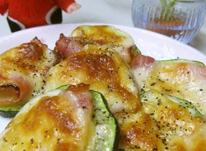ズッキーニのベーコンチーズ焼き♥-レシピのメイン写真