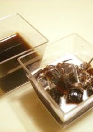 寒天なのにとろけるコーヒーゼリー!?-レシピのメイン写真