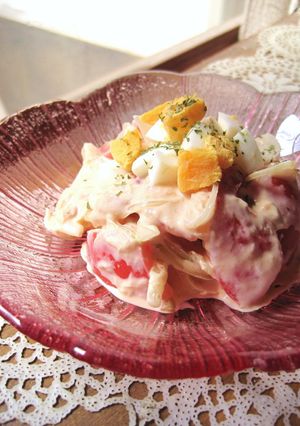 お箸がとまらないトマトのオーロラサラダ♥-レシピのメイン写真
