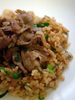 ラム肉のしょうが焼きチャーハン-レシピのメイン写真