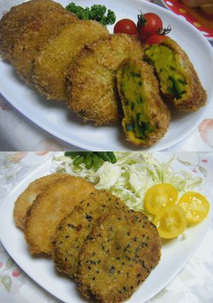 ほくほく甘～い♡ゴマ～かぼちゃコロッケ☆-レシピのメイン写真