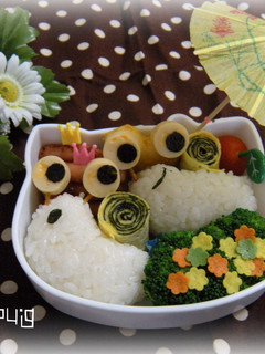 *カタツムリ弁当-レシピのメイン写真
