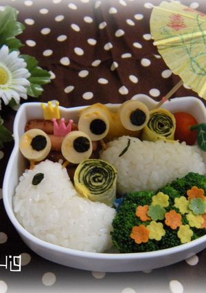 ＊カタツムリ弁当-レシピのメイン写真