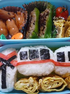 型などいらない電車のお弁当-レシピのメイン写真
