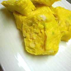 รูปของ ネギ入り玉子焼き♪ごま油風味★