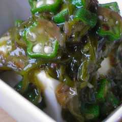 รูปของ 豆腐のおくらめかぶあん