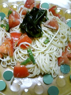 トマトとツナの冷製パスタ^^-レシピのメイン写真
