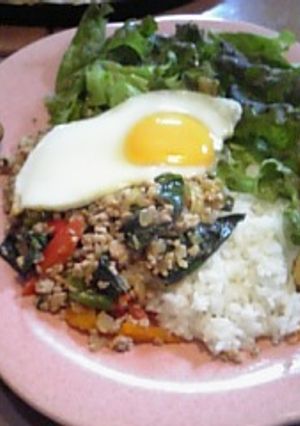 簡単　✿バジル炒めご飯✿-レシピのメイン写真