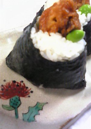 お弁当に冷凍からあげの大人おにぎり!!-レシピのメイン写真