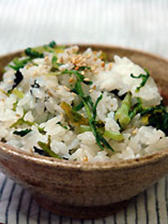 かぶの葉と豚肉のあわせご飯-レシピのメイン写真