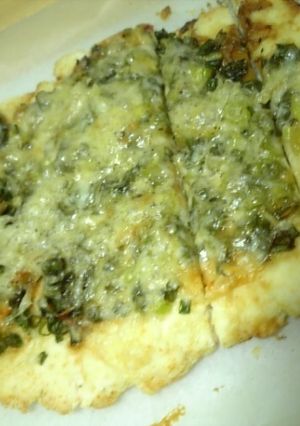 大葉にんにく醤油で和風ネギピザ-レシピのメイン写真