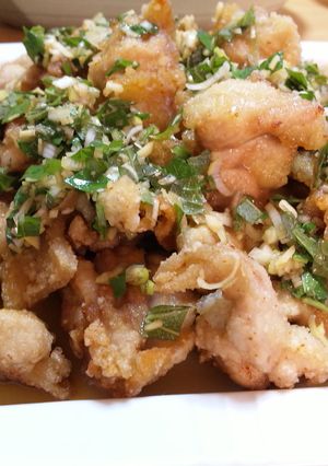 鶏肉のから揚げ薬味ソースがけ-レシピのメイン写真