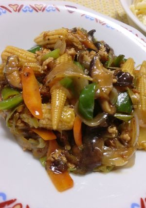 ヤングコーンが主役！中華炒め★うま煮-レシピのメイン写真
