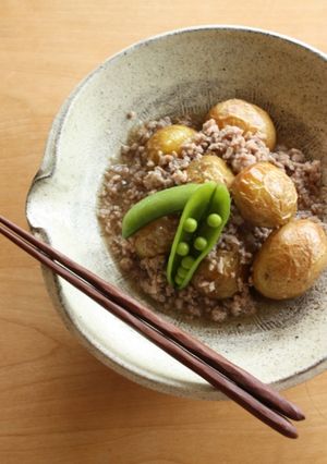 揚げ新じゃがのそぼろあんかけ-レシピのメイン写真
