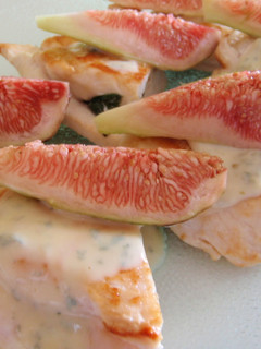 イチジクと鶏肉チーズソースのせ♪-レシピのメイン写真